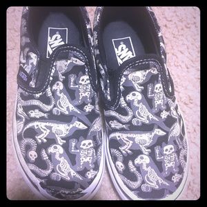 Size 12 Kids Vans Slip On